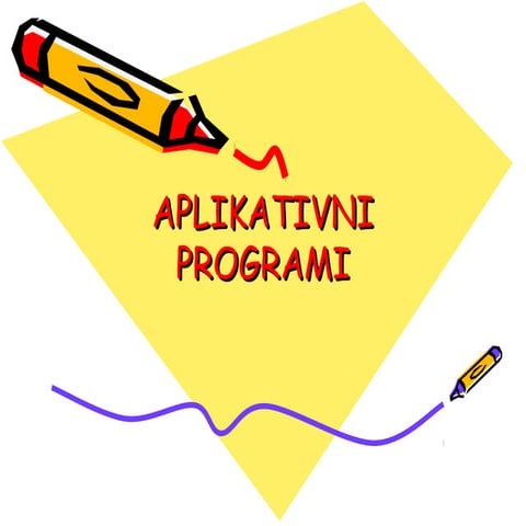 Aplikativni programi | PPT