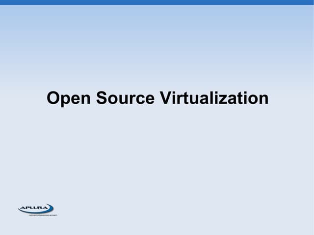Aplura virtualization slides