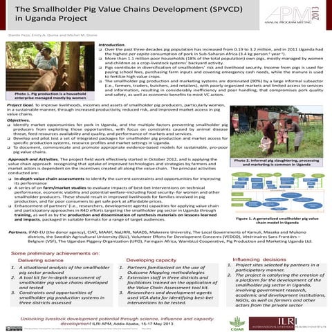 The Smallholder Pig Value Chains Development (SPVCD) in Uganda Project