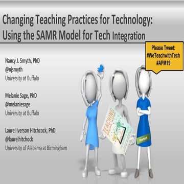 Changing Teaching Practices for Technology: Using the SAMR Model for Technolo...