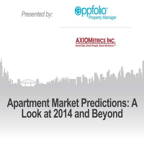 Apartment Market Predictions: A Look at 2014 and Beyond