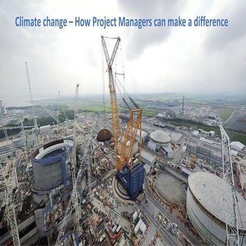  -Project professionals: Ready for the future? Climate change, Leigh Woodcock