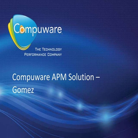 Compuware APM Solution
