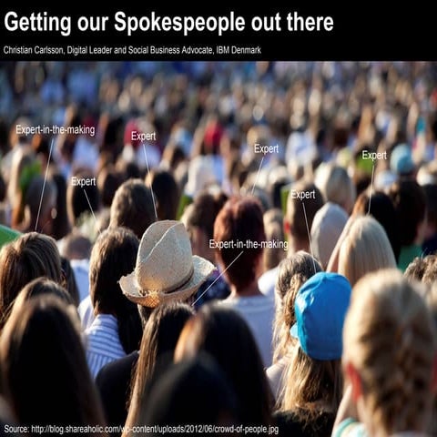 Using your Experts in the Digital world - how IBM is doing it