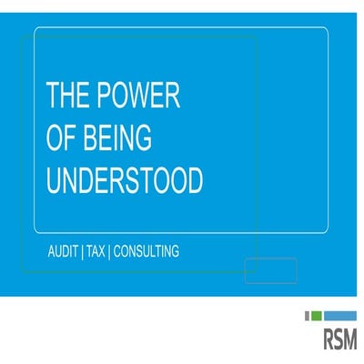 The power of being understood by Mike Ward - Shaping your portfolio to realis...