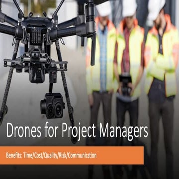 Drones in project management webinar