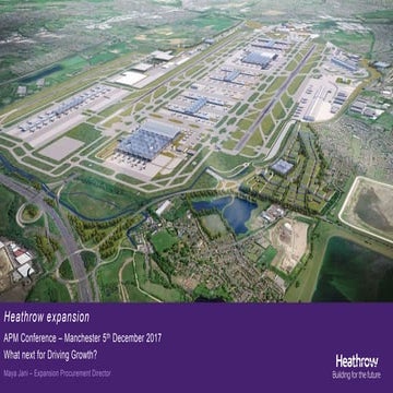 Maya Jani - Expanding Heathrow: Building for the future
