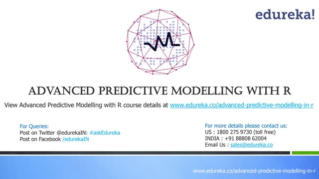 Webinar: The Whys and Hows of Predictive Modelling 