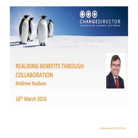 Realising benefits through collaboration