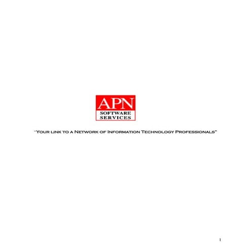 APN SOFTWARE SERVICES