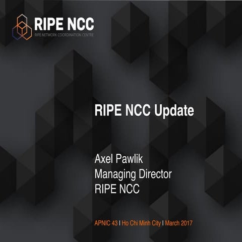 RIPE NCC Update