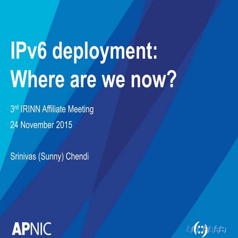 IPv6 deployment, India