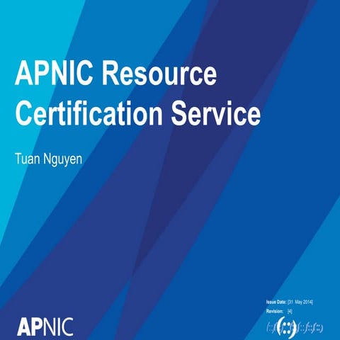 APNIC's Resource Certification Service