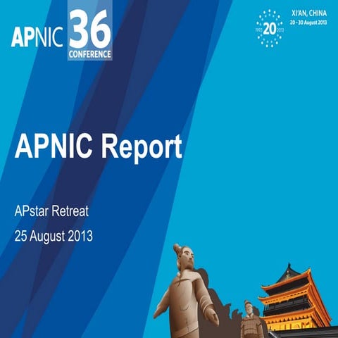 APNIC Report - APStar retreat