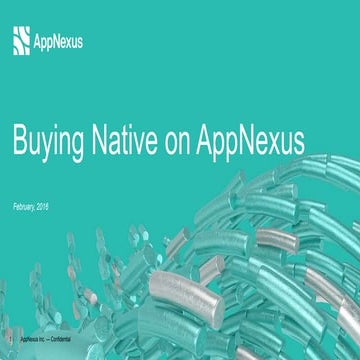 Buying Native on AppNexus