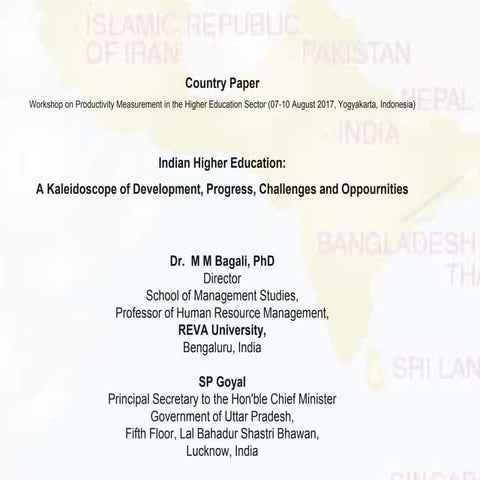 MM  Bagali..... APO / NPC/ HR/ Indonesia / Higher Education...