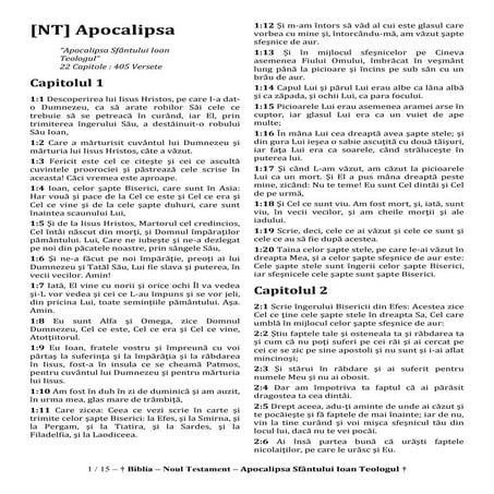Apocalipsa nt