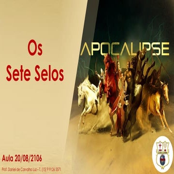 Apocalipse   aula 20-08-2016 