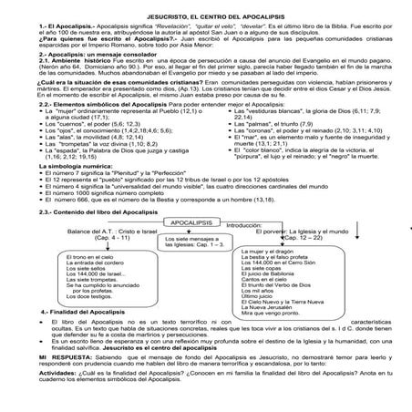 Propósito del Apocalipsis | PPTX