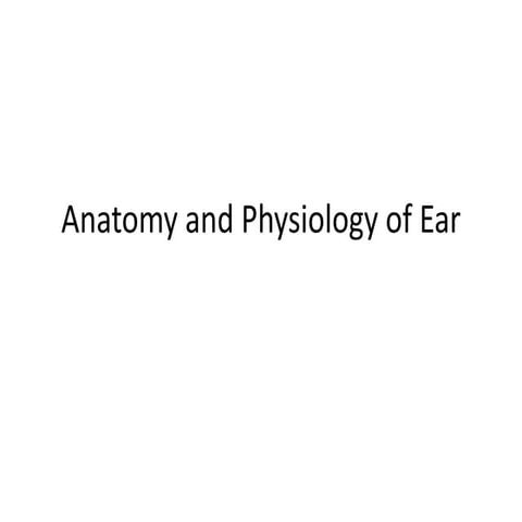 A & p of ear