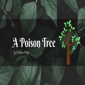 A Poison tree