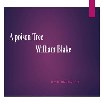 A poison tree