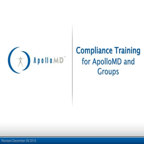 ApolloMD Compliance Training 