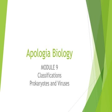 Apologia Biology - updated Module 9 & 10 (bact virus) (protist fungi).pptx