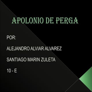 Apolonio de perga