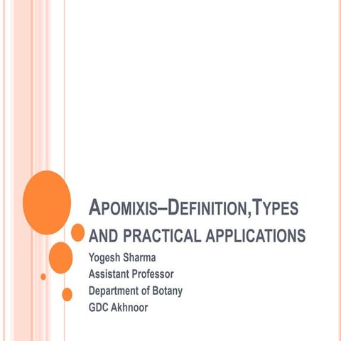 Apomixis–Definition,Types and practical applications.pptx