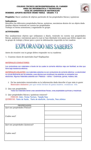 Aponte jose, uribe nelly vesga silvia, mateus cesar