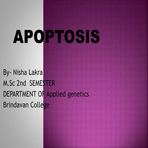 Apoptosis