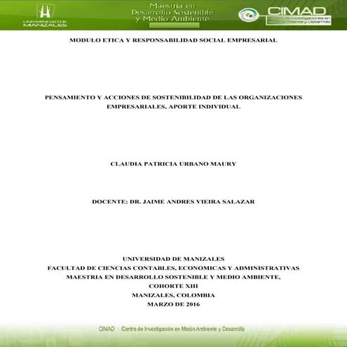 ACTIVIDAD INDIVIDUAL CLAUDIA URBANO