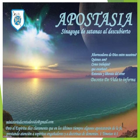 EL ORIGEN DE LA APOSTASIA TALLER