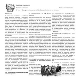 Apostila Nazi-Fascismo