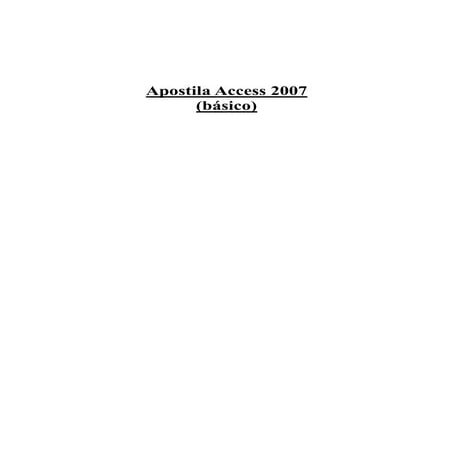 Manual microsoft-access-2007 | DOC