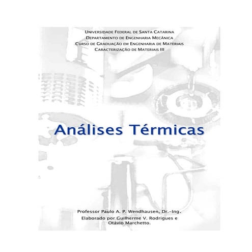 Apostila  analise termica