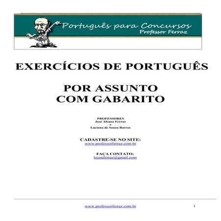 Apostila de-exercicios-de-portugues-para-concurso
