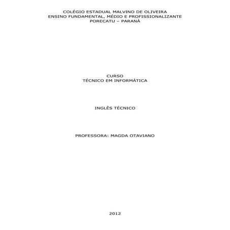 Apostila de-ingles-tecnico-informatica-2012