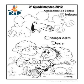Apostila   ebd - classe kids - prof...