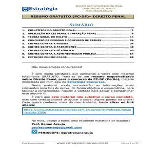 Apostila   resumo - pc-df (direito ...