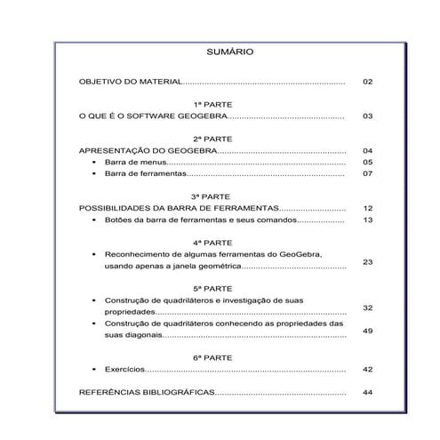 Projeto geogebra | PPTX