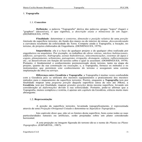 Apostila 1 topografia