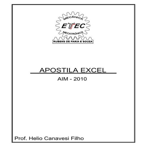Apostila aim básico   excel