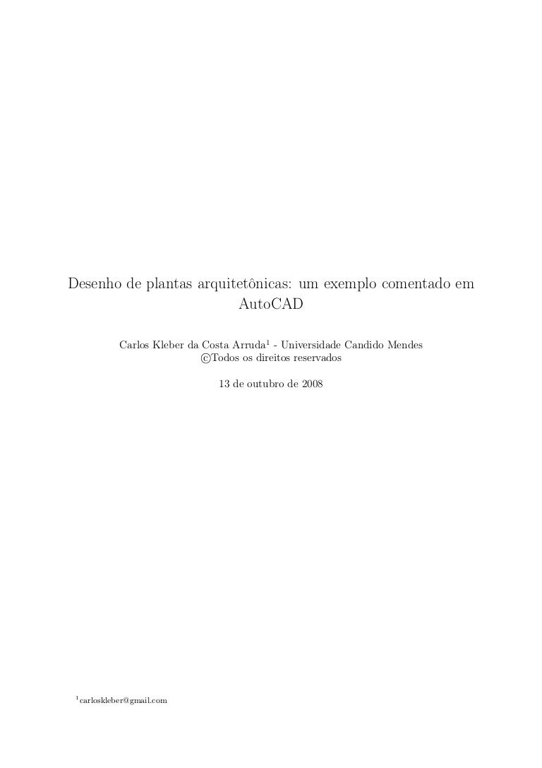 Apostila auto cad passo a passo para arquitetura 3 apostilaautocadpassoapassoparaarquitetura 211112201335 thumbnail 4