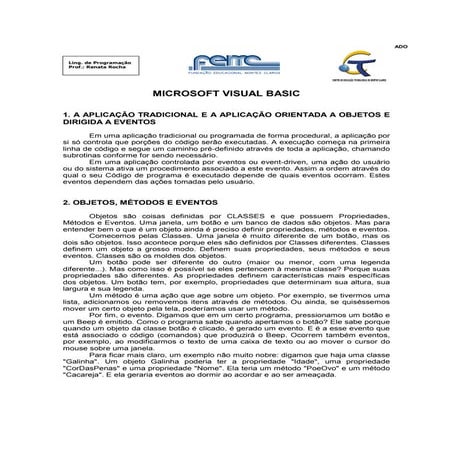 Apostila Completa de Visual Basic