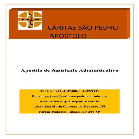 Apostila de assistente de administração2012