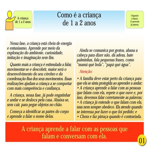 Apostila de atividades  crianças 1 a 2 anos