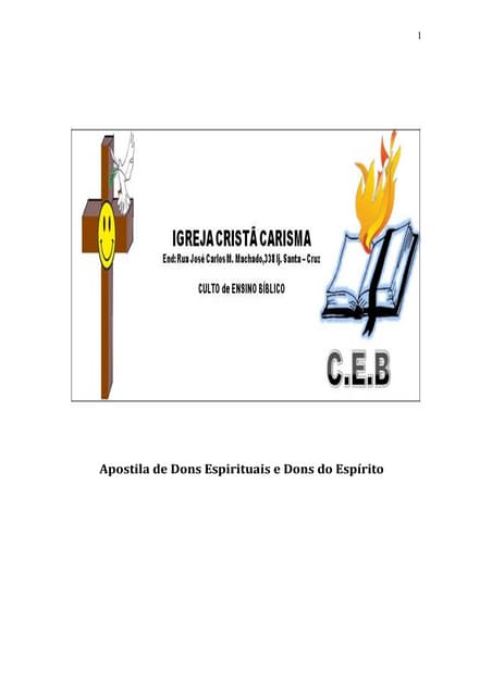 Apostila de dons espirituais
