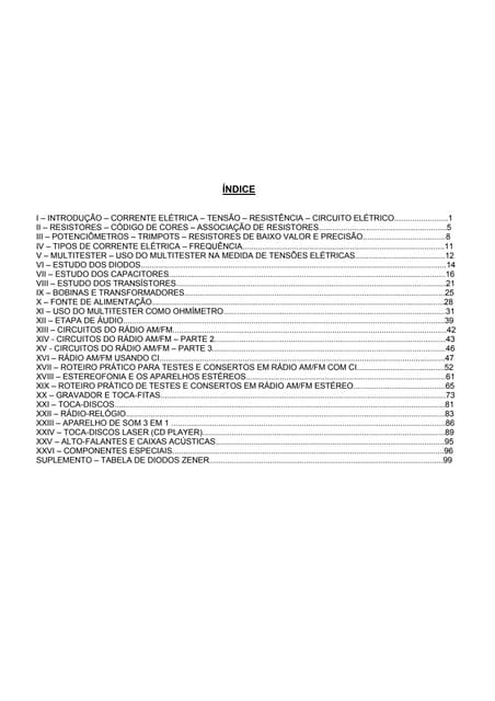 Apostila de eletronica geral